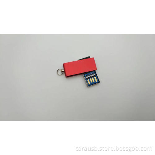 red OTG swivel mini usb flash drive 16GB for Mobile phones